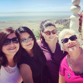 Say cheese from Hearst Castle